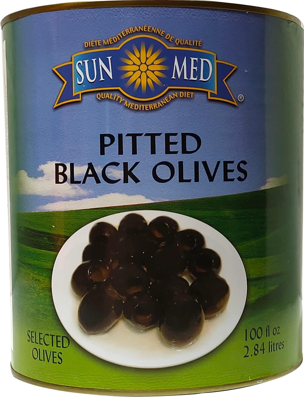 OLIVES BLACK MEDIUM PLAIN PITT 6/100 oz
